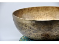 Om Engraved Extra Large Tibetan Singing Bowl – Tibetan Mantra Etched