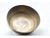 Yin Yang Engraved Large Tibetan Singing Bowl