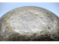 Yin Yang Engraved Large Tibetan Singing Bowl