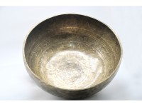 Seed of Life Mandala Carved Singing Bowl – Tibetan Mantra – Flower of Life