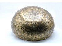 Seed of Life Mandala Carved Singing Bowl – Tibetan Mantra – Flower of Life