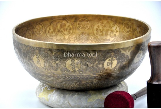 Tree of Life Carved Large Singing Bowl – Yin Yang Center