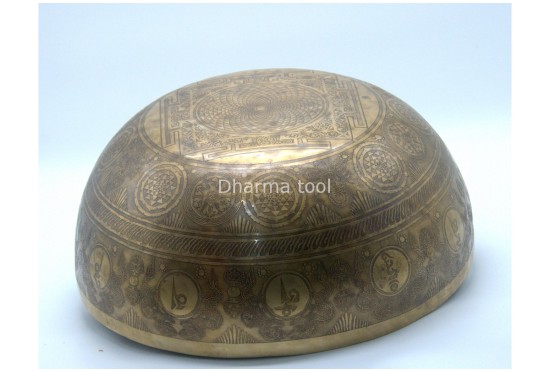 Tree of Life Carved Large Singing Bowl – Yin Yang Center