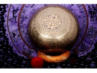 Buddha Foot Engraved Large Tibetan Singing Bowl-Extra large Master Healing Yoga bowl