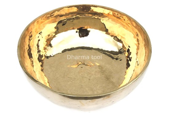 Extra Large Tibetan Singing Bowl – Standing Bowl – Shining Finish