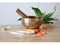 6-Inch Diameter Hand-Etched Tibetan Singing Bowl – Mantra Blessed Meditation Bowl