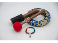 Chakra Symbol Etched Tibetan Singing Bowl – 7 Chakra Symbols Around – Note-Selected Chakra Center