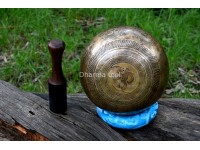 Hindu OM Etched Tibetan Singing Bowl – Multiple Size Option