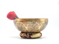 Amitabha Buddha Tibetan Singing Bowl – Premium Etched Bowl by Thanka Artists