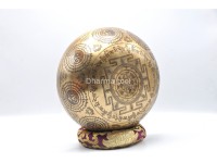 Amitabha Buddha Tibetan Singing Bowl – Premium Etched Bowl by Thanka Artists