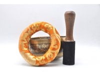 Buddha Tibetan Singing Bowl with Tibetan Mantra & Endless Knot Design