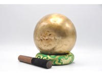 Unique Sacred Symbol Tibetan Singing Bowl – Mandala, Endless Knot & Hindu Om Fusion