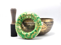 Chakra Yogi Tibetan Singing Bowl with Om Mani Padme Hum Mantra & Mantra Mandala Design