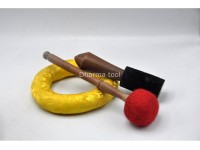 Ganesha Sanskrit Mantra Tibetan Singing Bowl with Shatkona Sacred Geometry