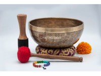 Hand-Engraved Buddha Tibetan Singing Bowl – Premium Artwork