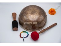 Hand-Engraved Buddha Tibetan Singing Bowl – Premium Artwork