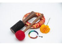 Hand-Engraved Guru Lama Tibetan Singing Bowl – Sacred Guru Mantra