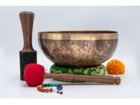 Hand-Engraved Avalokitesvara Tibetan Singing Bowl – Compassion Mantra Engraved