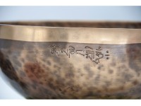Hand-Engraved Avalokitesvara Tibetan Singing Bowl – Compassion Mantra Engraved