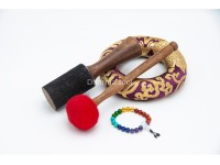 Buddha Tibetan Singing Bowl with Tibetan Mantra & Flower of Life Design