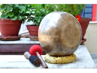 Green Tara Etched – Handmade Tibetan Singing Bowl (Multiple Size Options)