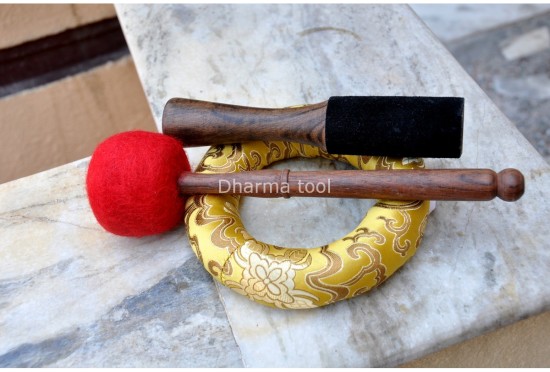 Green Tara Etched – Handmade Tibetan Singing Bowl (Multiple Size Options)