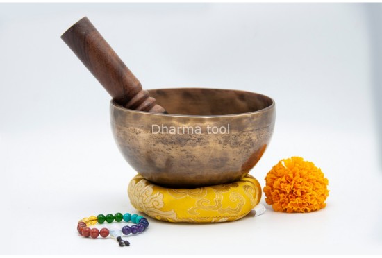 Palm Size Hand Engraved Tibetan Singing Bowl – Multiple Size Options (5 & 6 Inches)