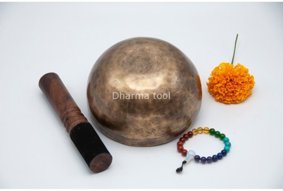 Palm Size Hand Engraved Tibetan Singing Bowl – Multiple Size Options (5 & 6 Inches)