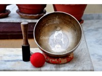 Lord Shiva Etched – Handmade Tibetan Singing Bowl (Multiple Size Options)
