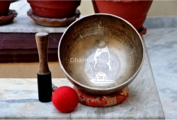 Lord Shiva Etched – Handmade Tibetan Singing Bowl (Multiple Size Options)