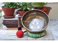 Lord Shiva Etched Tibetan Singing Bowl – Multiple Size Options