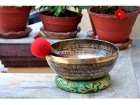 Lord Shiva Etched Tibetan Singing Bowl – Multiple Size Options