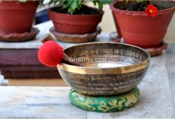 Lord Shiva Etched Tibetan Singing Bowl – Multiple Size Options