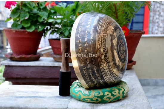 Lord Shiva Etched Tibetan Singing Bowl – Multiple Size Options