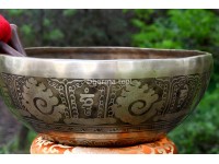 Large Buddha Foot Carved – Tibetan Singing Bowl – Multiple Size Option