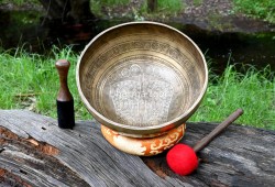 Large Buddha Foot Carved – Tibetan Singing Bowl – Multiple Size Option