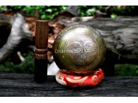 Mini Mantra Etched Tibetan Singing Bowl – 4-Inch Palm Size Meditation Bowl