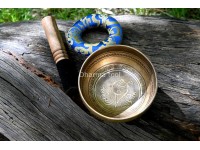 Palm Size Mantra-Carved Tibetan Singing Bowl – Multiple Size Options (5 & 6 Inches)