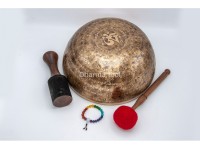 Tibetan Conch Head Therapy Bowl with Full Tibetan Mantra & Tibetan Om Design