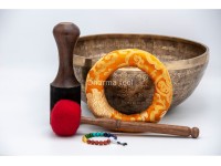Tibetan Conch Head Therapy Bowl with Full Tibetan Mantra & Tibetan Om Design