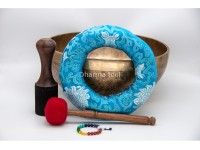Chakra Yogi Tibetan Singing Bowl with Tibetan Mantra & Double Dorje Symbol