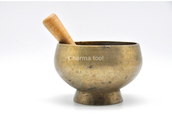 Old Collected Naga Pedestal Singing Bowl
