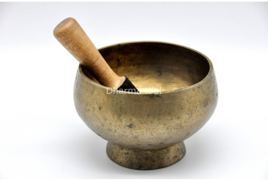 Old Collected Naga Pedestal Singing Bowl