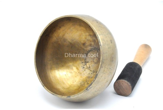 Old Collected Naga Pedestal Singing Bowl