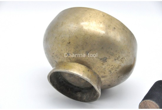 Old Collected Naga Pedestal Singing Bowl