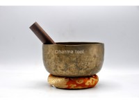 Old Collected Thadobati Singing Bowl – Antique Himalayan Bowl