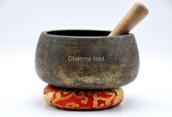 Old Collected Mani Singing Bowl – Antique Himalayan Bowl