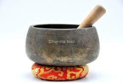 Old Collected Mani Singing Bowl – Antique Himalayan Bowl