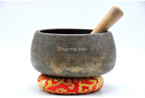 Old Collected Mani Singing Bowl – Antique Himalayan Bowl