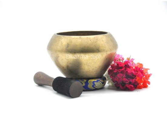 Old Collected Goalbati Buddha Singing Bowl – Antique Himalayan Bowl